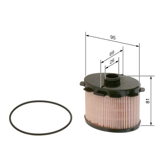 Filtre À Carburant Bosch 1457431703