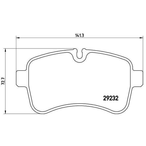 4 Plaquettes De Frein Brembo Pa6027