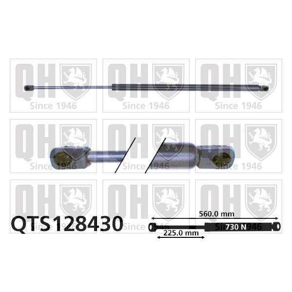 Vérin De Coffre Quinton Hazell Qts128430