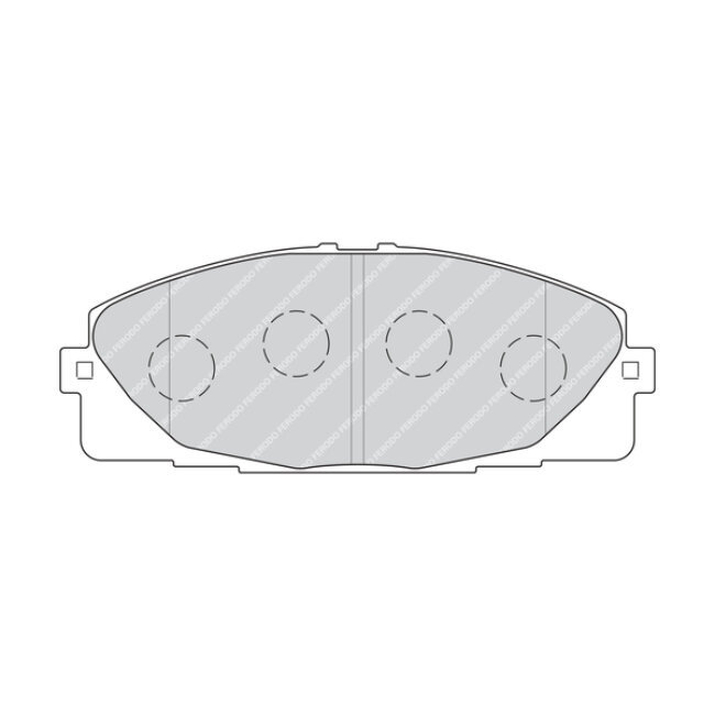4 Plaquettes De Frein Ferodo Fvr4327