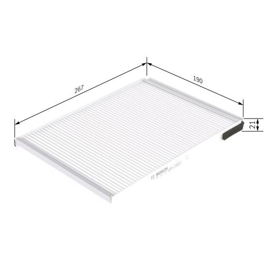 Filtre D'habitacle Pollen Bosch M2077