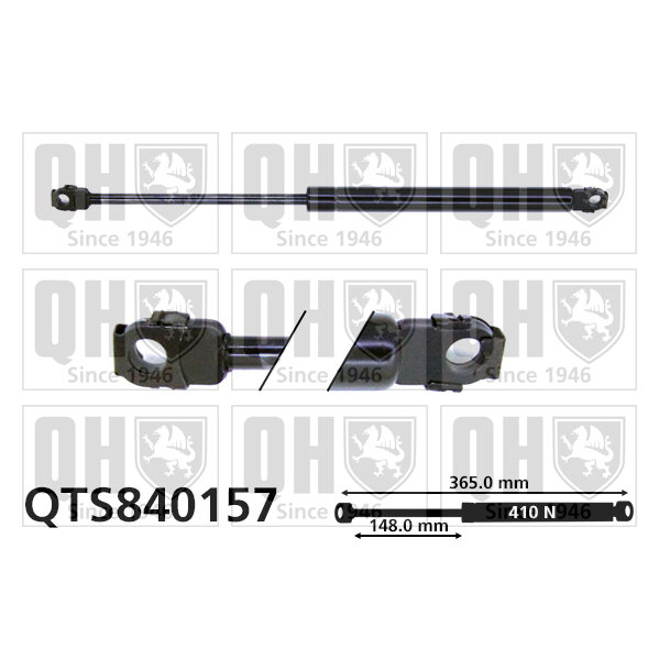 Vérin De Coffre Quinton Hazell Qts840157