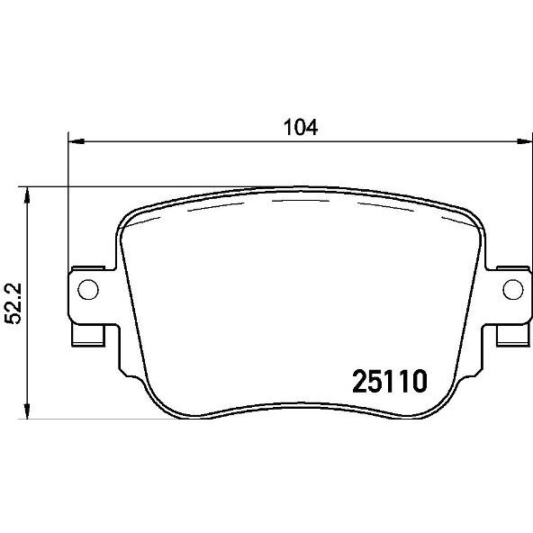 4 Plaquettes De Frein Brembo P85135
