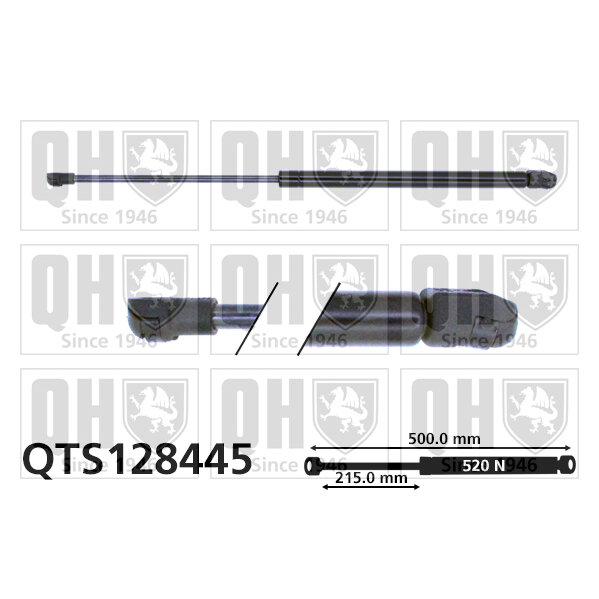 Vérin De Coffre Quinton Hazell Qts128445