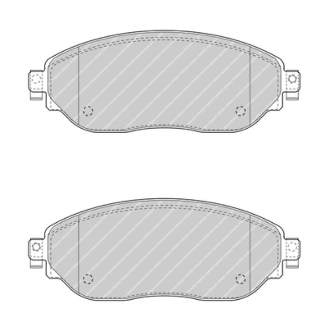 4 Plaquettes De Frein Ferodo Fvr4840