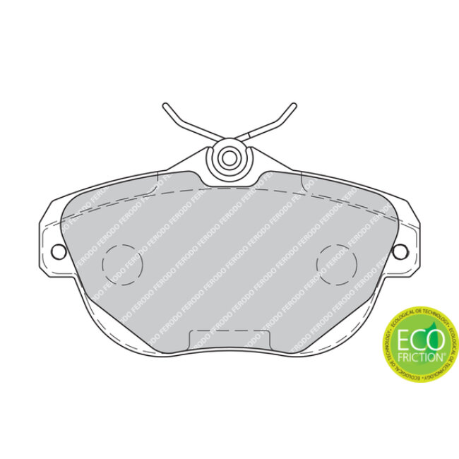 4 Plaquettes De Frein Ferodo Fdb1838