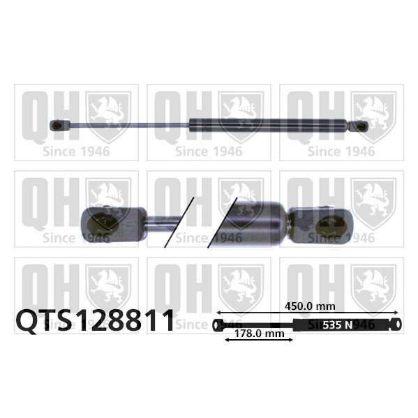 Vérin De Coffre Quinton Hazell Qts128811