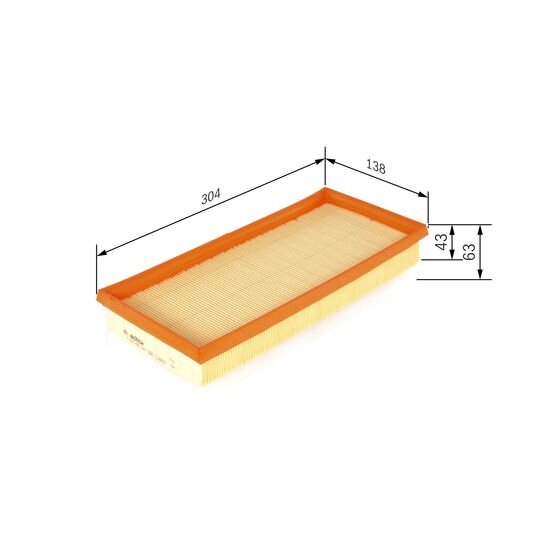 Filtre À Air Bosch S0140