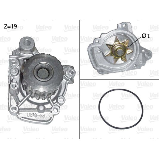 Pompe À Eau Valeo 506661