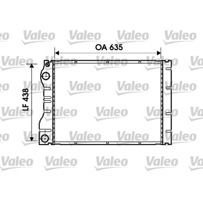Radiateur De Refroidissement Valeo 734828