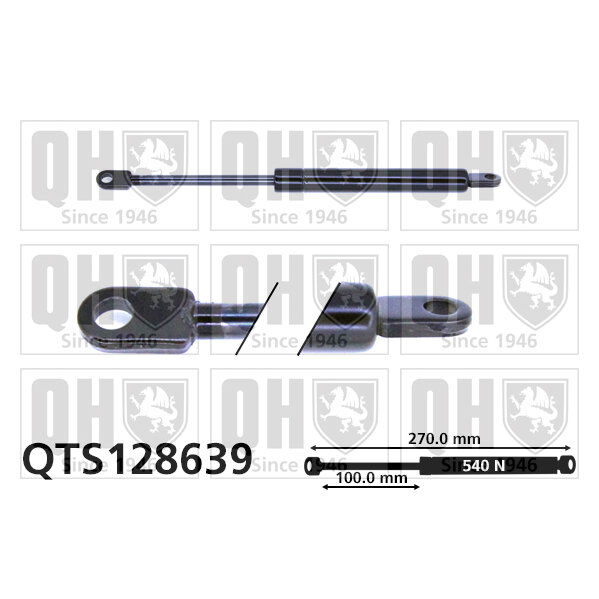 Vérin De Capot Quinton Hazell Qts128639