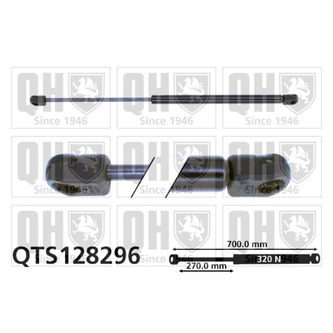 Vérin De Coffre Quinton Hazell Qts128296