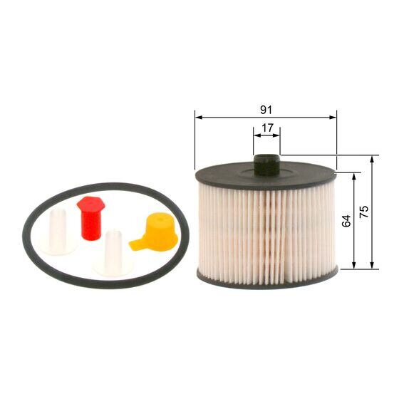 Filtre À Carburant Bosch 1457431723