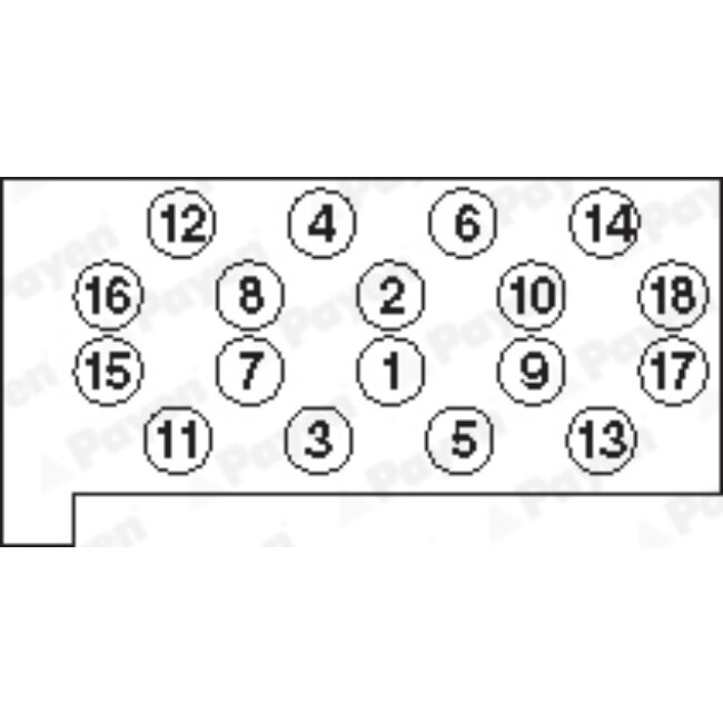 Jeu De Vis De Culasse Payen Hbs061