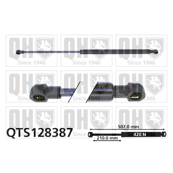 Vérin De Coffre Quinton Hazell Qts128387