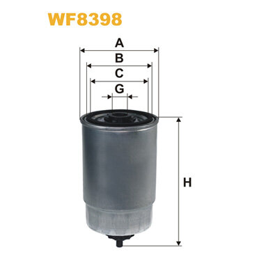Filtre À Carburant Wix Wf8398