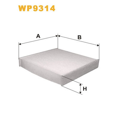 Filtre D'habitacle Standard Wix Filters Wp9314