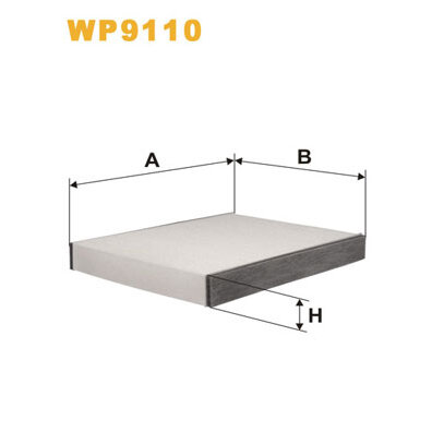 Filtre D'habitacle Standard Wix Filters Wp9110