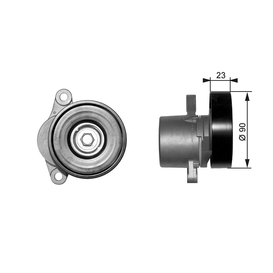 Galet Tendeur Galet Tendeur GATES DriveAlign T39292 - Pour