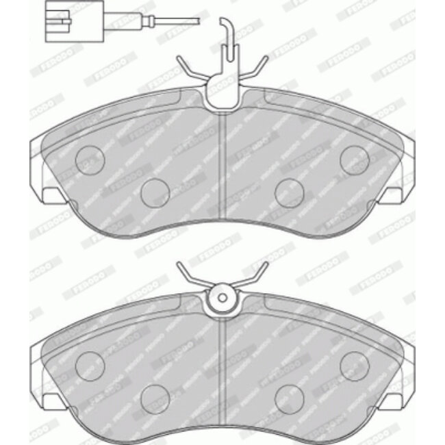 4 Plaquettes De Frein Ferodo Fvr1397