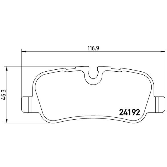 4 Plaquettes De Frein Brembo P44019