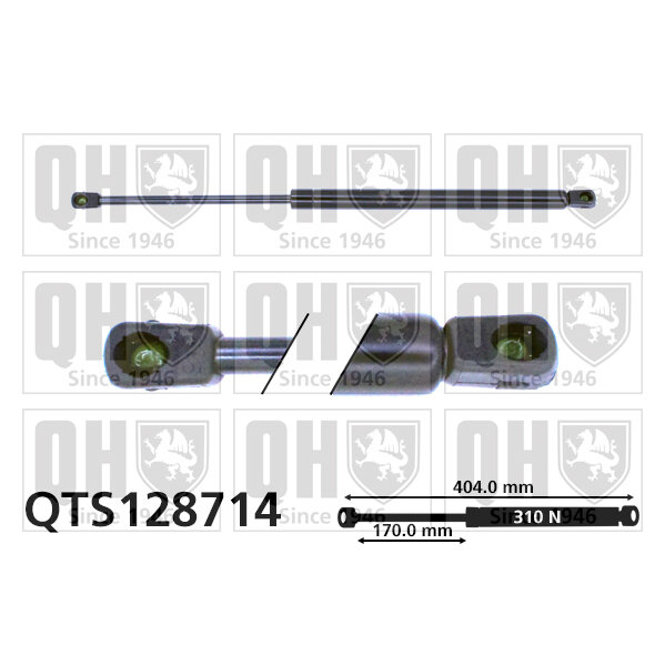 Vérin De Coffre Quinton Hazell Qts128714