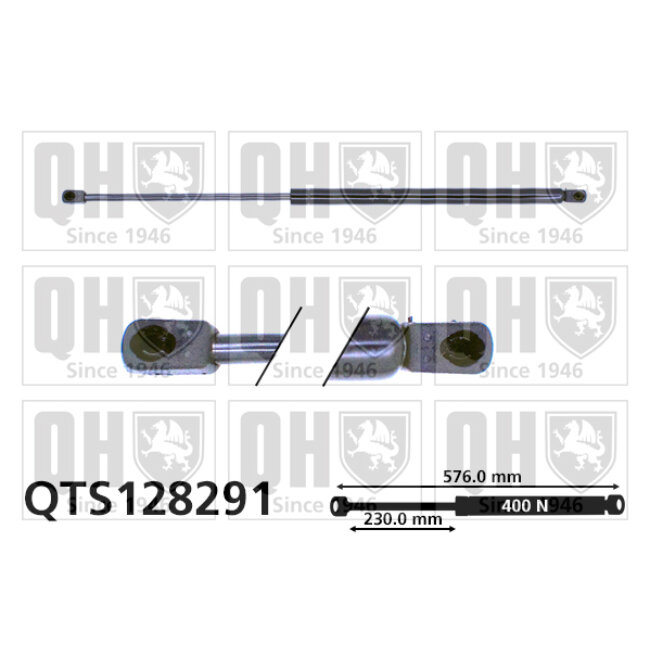 Vérin De Coffre Quinton Hazell Qts128291