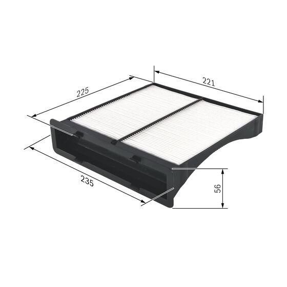 Filtre D'habitacle Pollen Bosch M2262