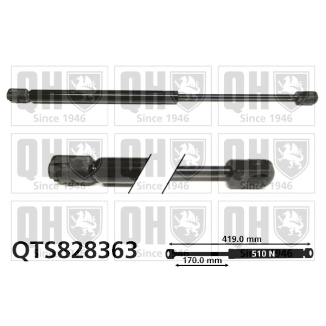 Vérin De Coffre Quinton Hazell Qts828363