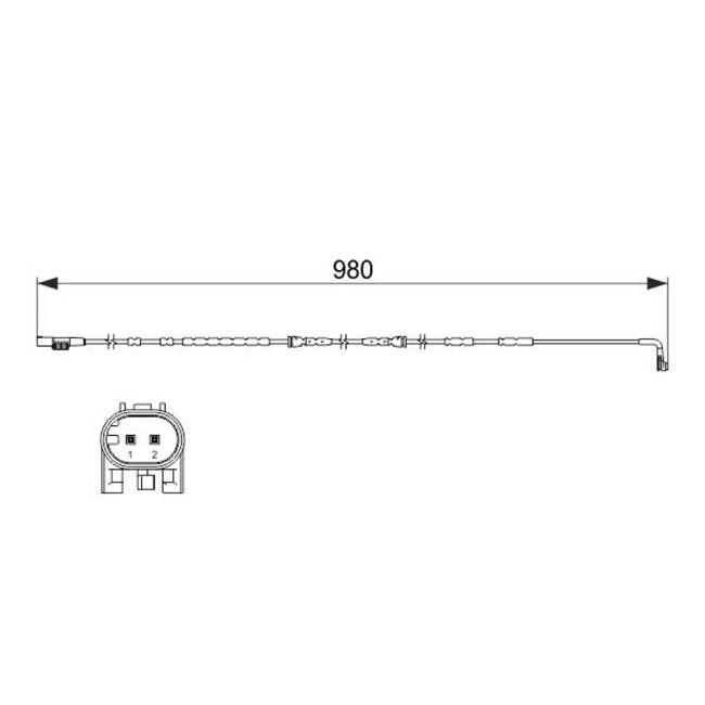 Témoin D'usure Bosch 1987473502