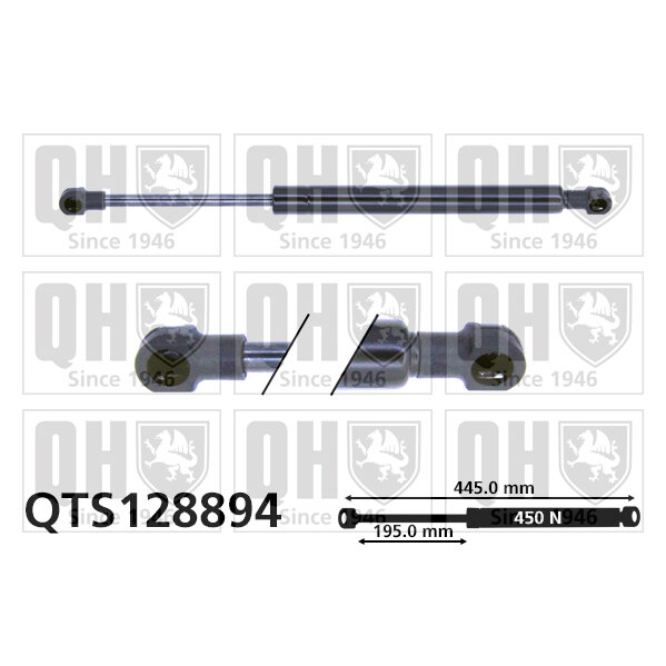 Vérin De Coffre Quinton Hazell Qts128894