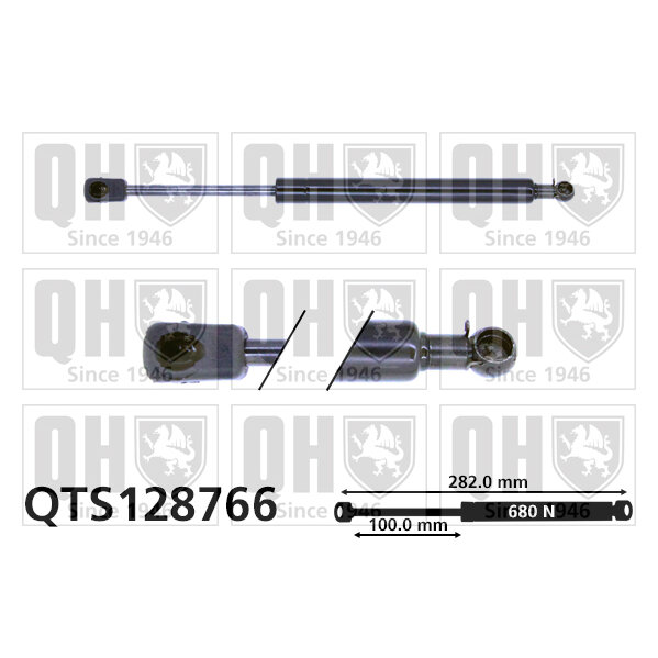 Vérin De Coffre Quinton Hazell Qts128766