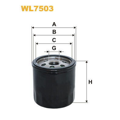 Filtre À Huile Wix Wl7503