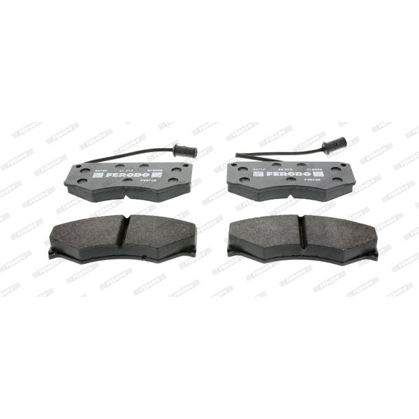 4 Plaquettes De Frein Ferodo Fvr709