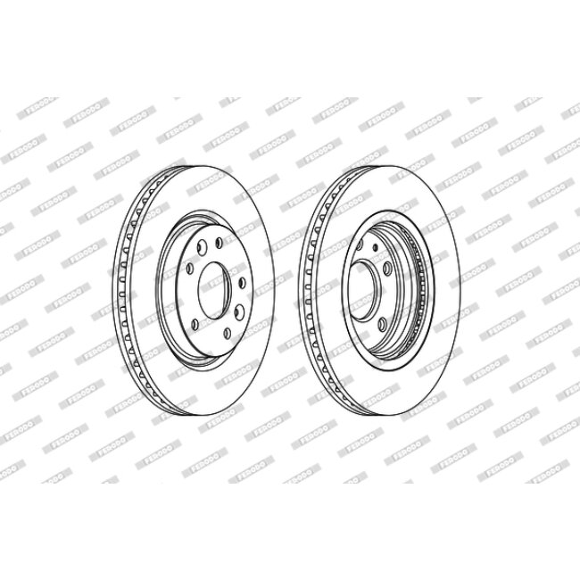 2 Disques De Frein Ferodo Ddf2466c