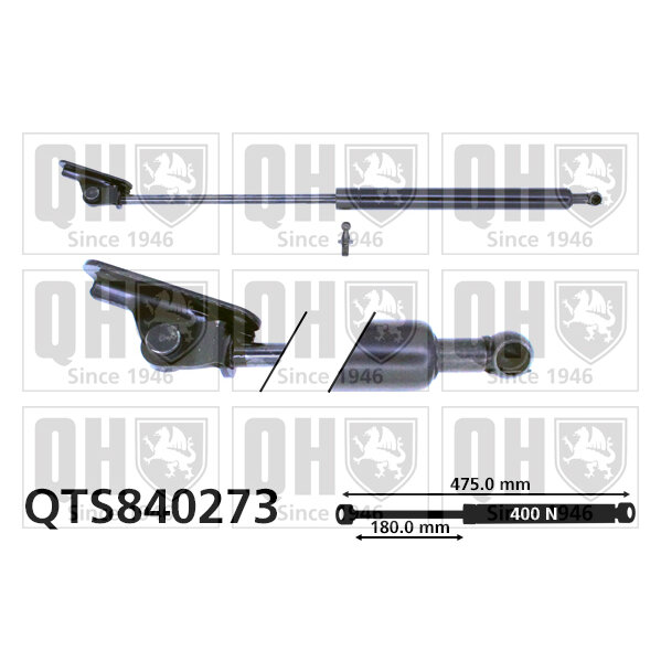 Vérin De Coffre Quinton Hazell Qts840273