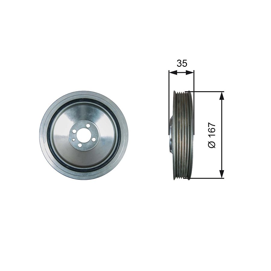 Poulie Damper Gates Tvd1135