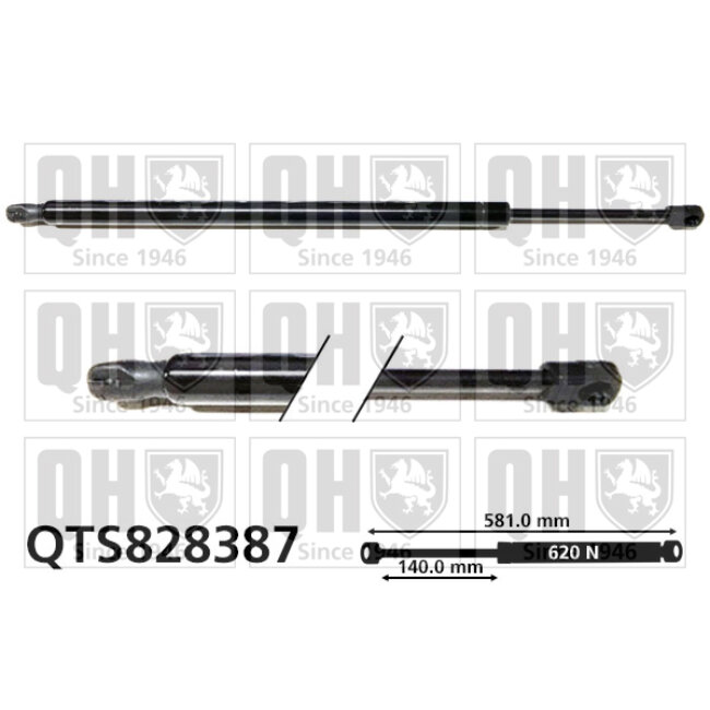 Vérin De Coffre Quinton Hazell Qts828387