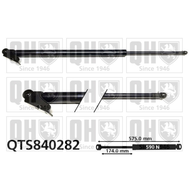 Vérin De Coffre Quinton Hazell Qts840282