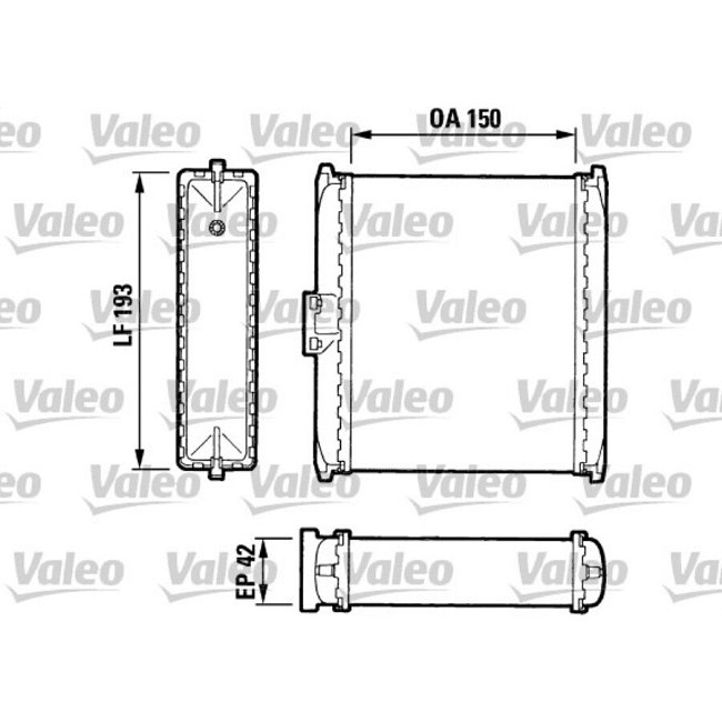 Radiateur De Chauffage Valeo 883737