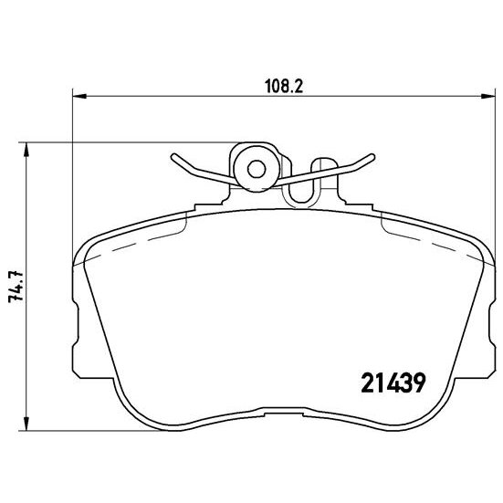 4 Plaquettes De Frein Brembo P06017
