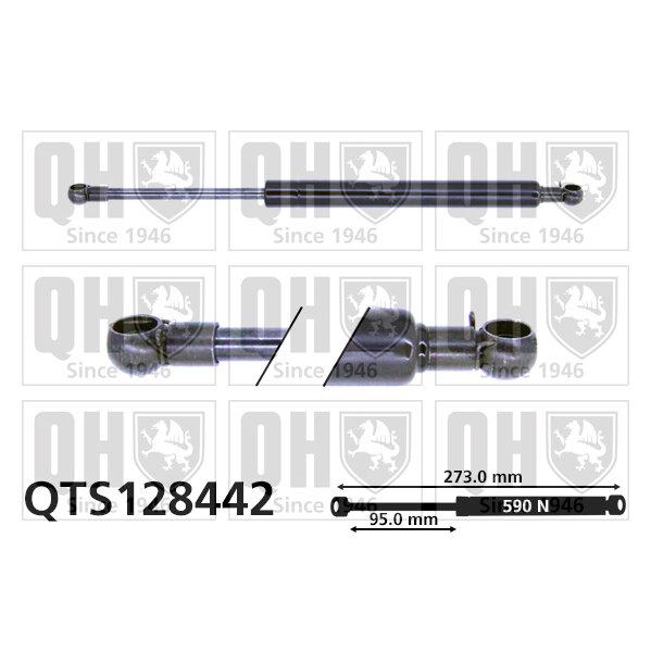 Vérin De Coffre Quinton Hazell Qts128442