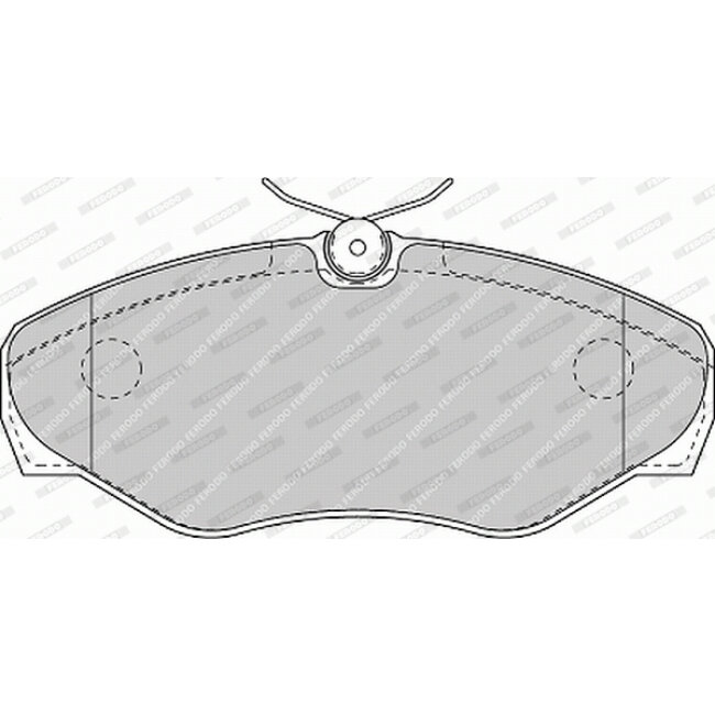 4 Plaquettes De Frein Ferodo Fvr1515
