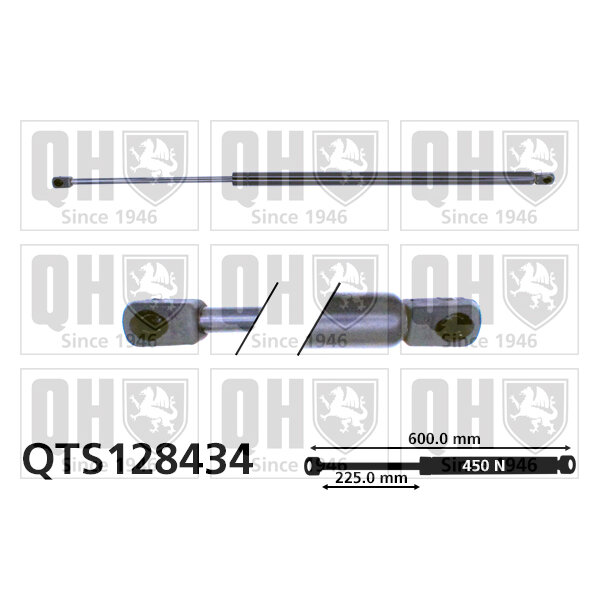 Vérin De Coffre Quinton Hazell Qts128434