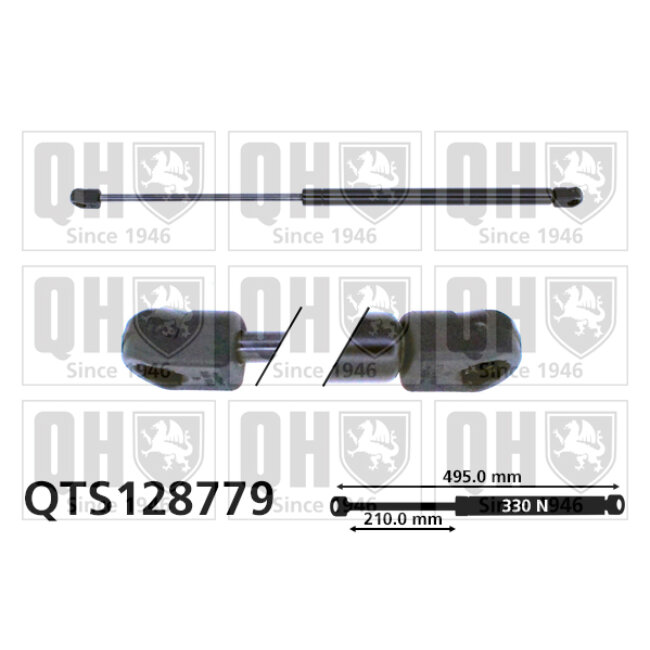 Vérin De Coffre Quinton Hazell Qts128779