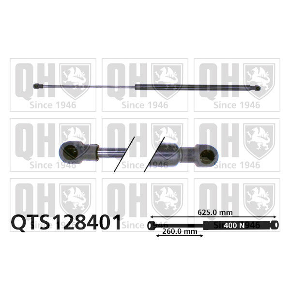 Vérin De Coffre Quinton Hazell Qts128401