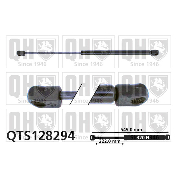 Vérin De Coffre Quinton Hazell Qts128294