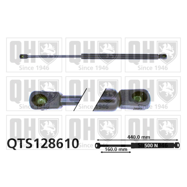 Vérin De Coffre Quinton Hazell Qts128610