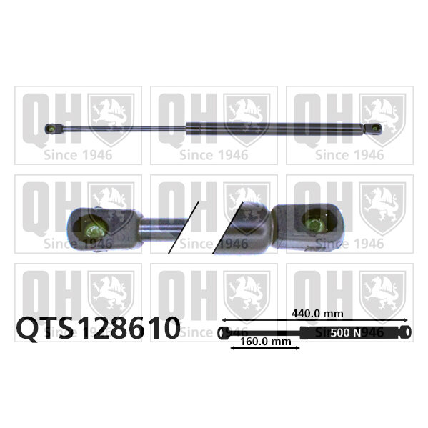Vérin De Coffre Quinton Hazell Qts128610