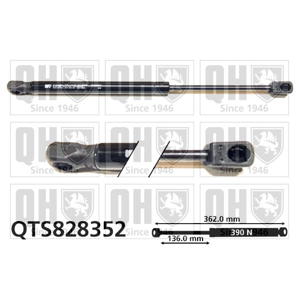 Vérin De Coffre Quinton Hazell Qts828352